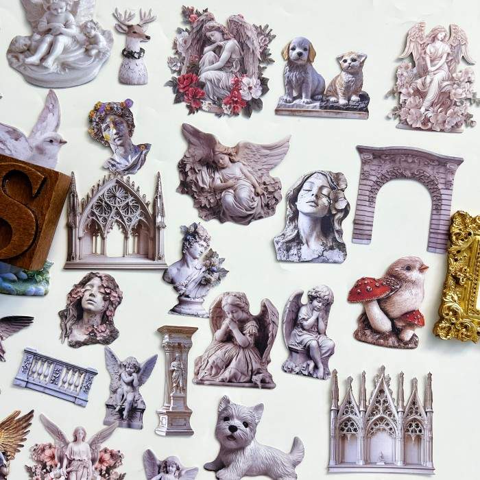 Gypsum Museum Sticker 60PCS