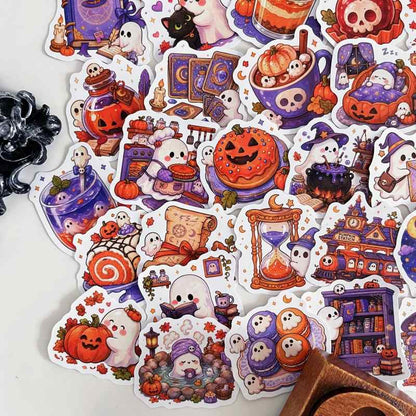 Lilac Ghost Sticker 50PCS