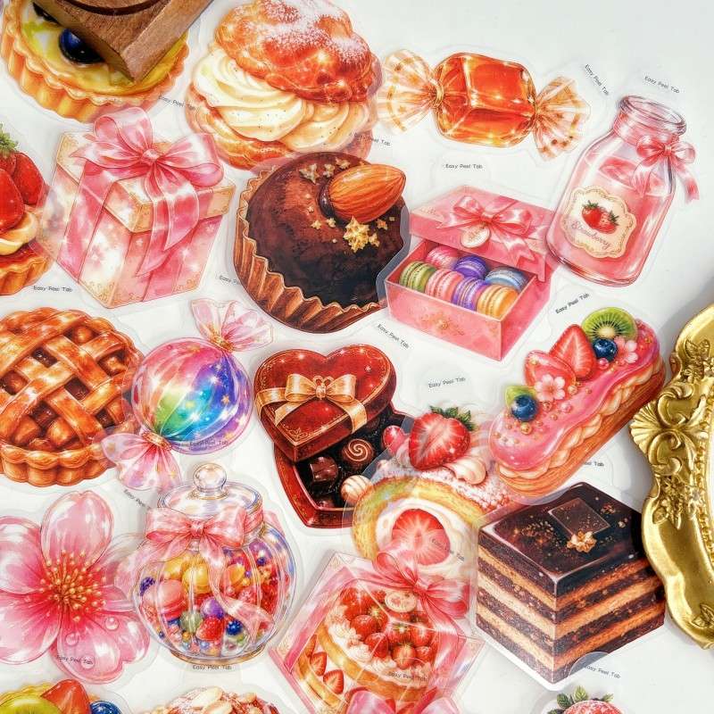 Honey Tea Sticker 50PCS