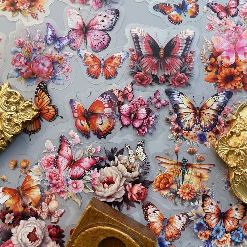 Crimson Wings Sticker 60PCS