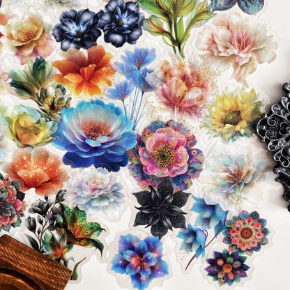 Luminous Floret Sticker 90PCS