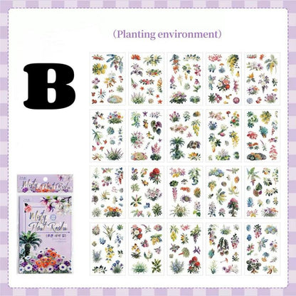 Woodsy Petal Sticker Book 20Sheets