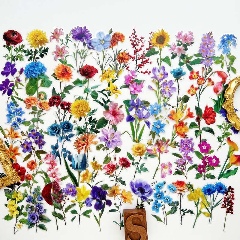 Rich Bloom Sticker 60PCS