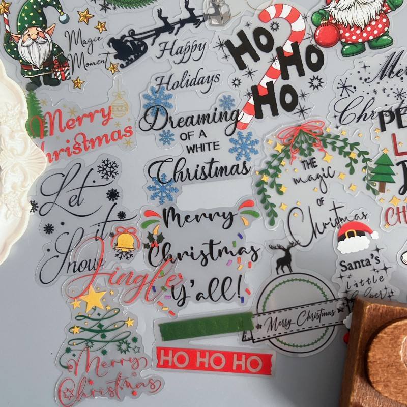 Christmas Word Sticker 50PCS