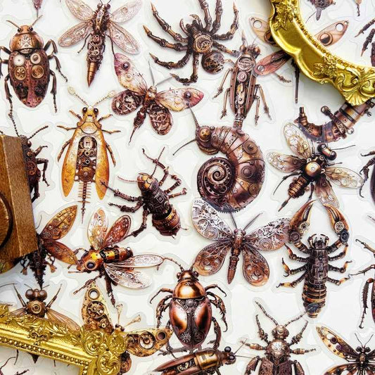 Punk Insects Sticker 50PCS