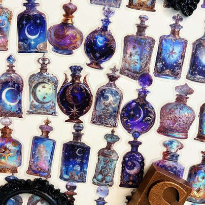 Moonlight Jar Sticker 50PCS