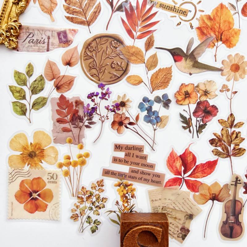 Literary Garden Sticker 50PCS