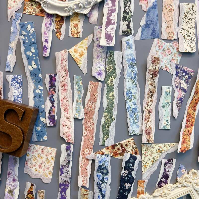 Shattered Flower Shadows Sticker 90PCS