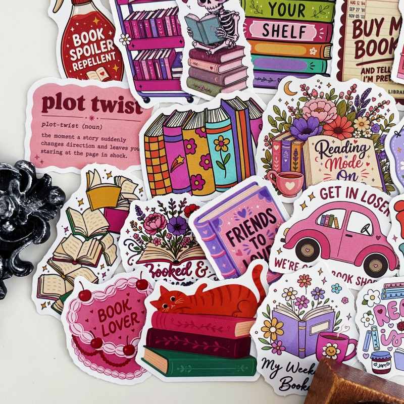 Bookish Days Sticker 50PCS
