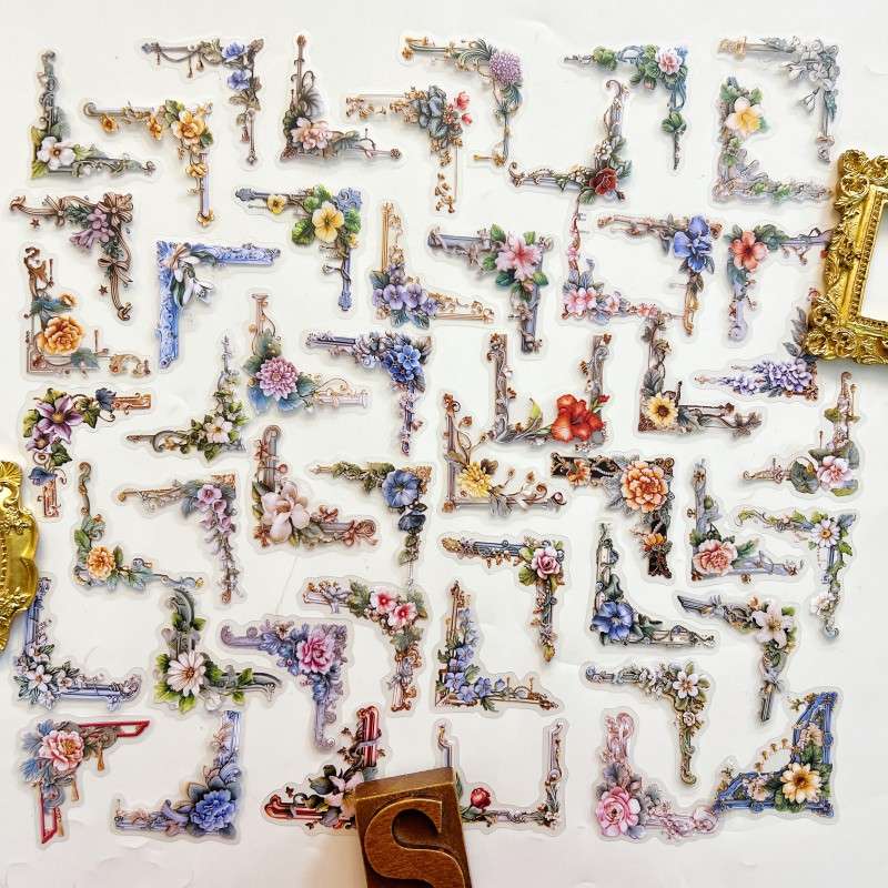 Blossom Border Sticker 50PCS