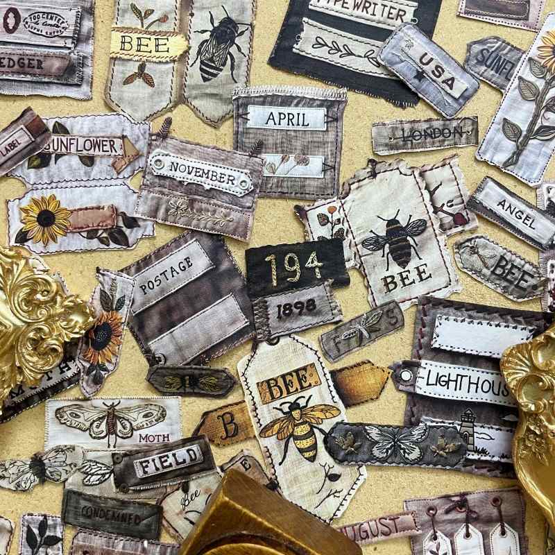 Collection Cloth Tags Sticker 60PCS