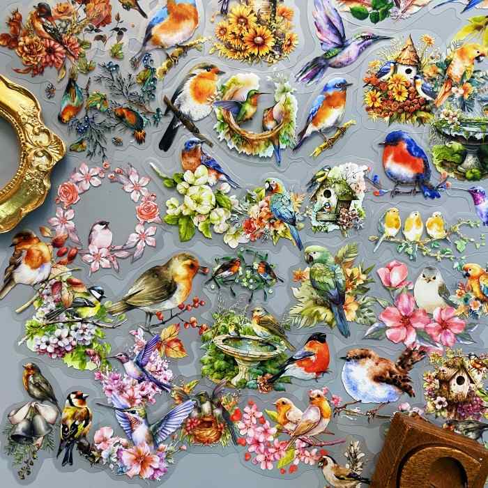 Bird Collection Sticker 90PCS