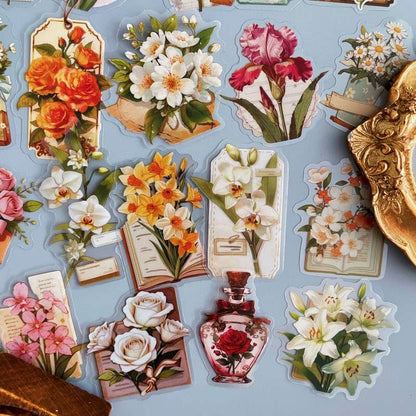 Rural Bloom Sticker 62PCS