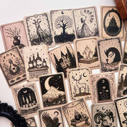 Gothic Tarot Sticker 50PCS