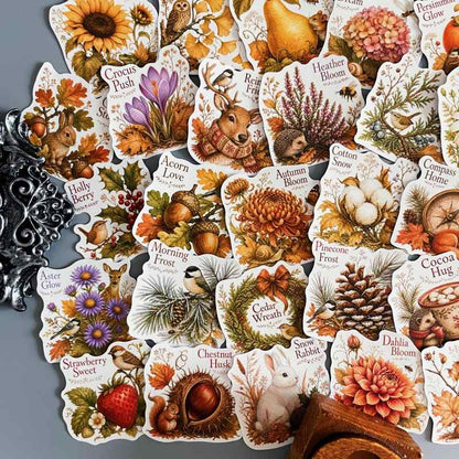 Fall Botany Sticker 50PCS