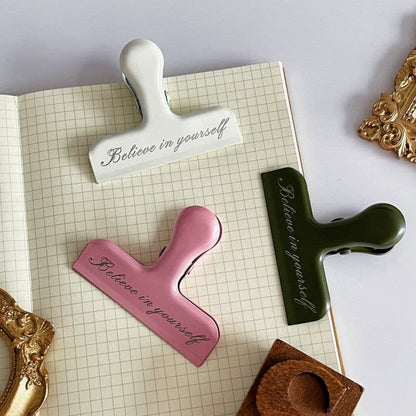 Believe In Yourself Sealing Clip