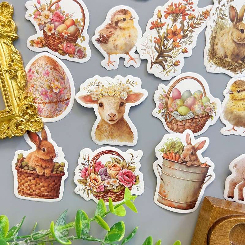 Fresh Easter Sticker 40PCS
