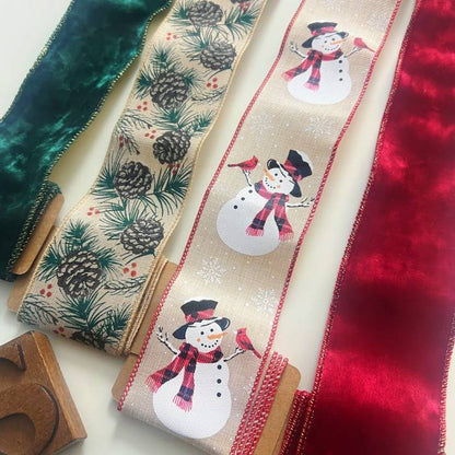 Christmas Decorative Ribbons 4PCS