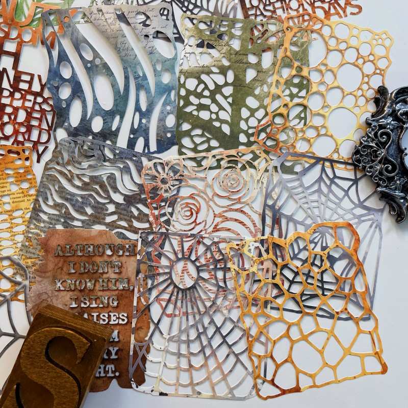 Marked Texture Die Cuts 30PCS