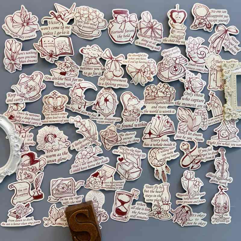 Healing Words Sticker 50PCS