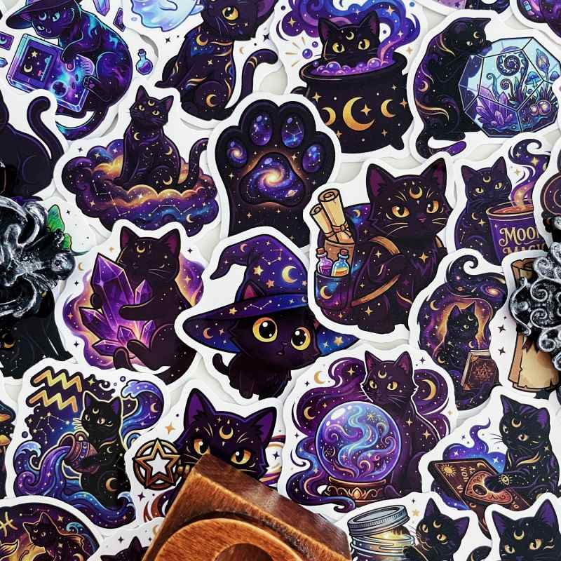 Celestial Kitty Sticker 50PCS