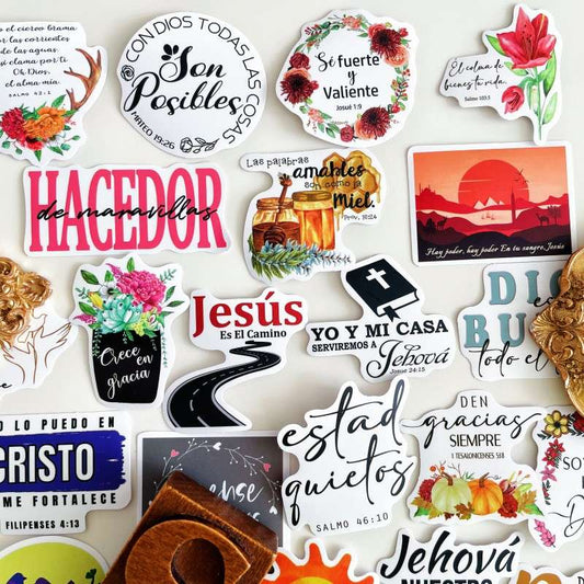 Spanish Grace Decals Sticker 50PCS