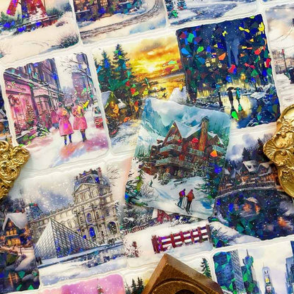 Muted Snow Sticker 60PCS