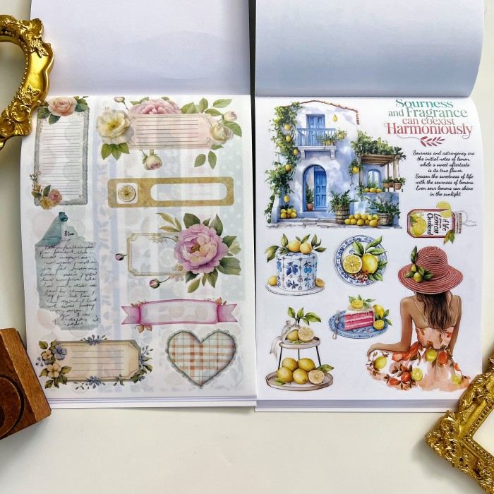 Refreshing Lemon Sticker Book 20Sheets