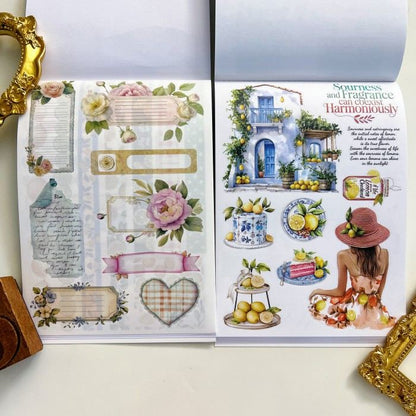 Refreshing Lemon Sticker Book 20Sheets