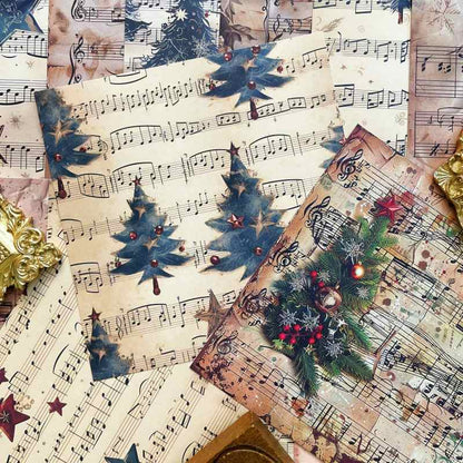 Holiday Tune Collage Paper 24Sheets