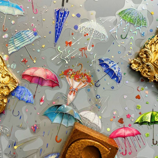 Rainy Season News Sticker 30PCS