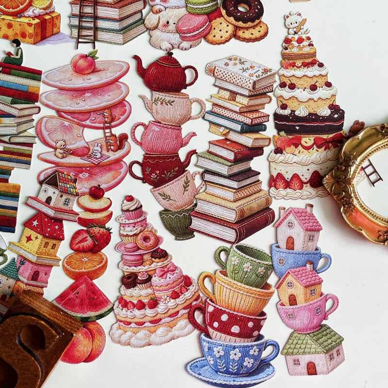 Threaded Looming Fun Sticker 36PCS