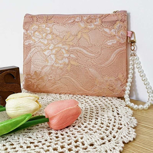 Pearl Lace Pouch