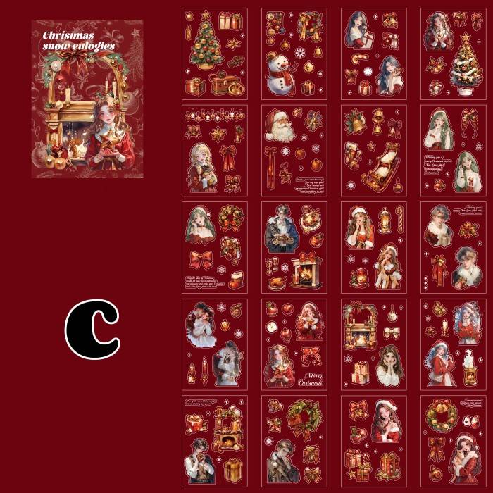 Captured Christmas Eve Sticker Book 20Sheets