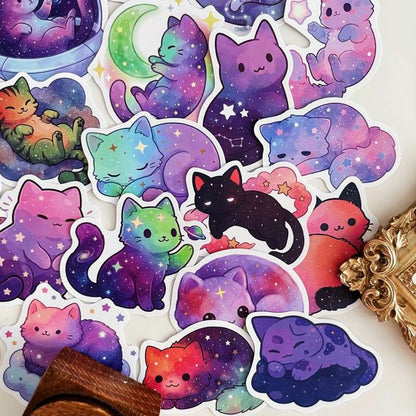 Astro Cat Sticker 50PCS