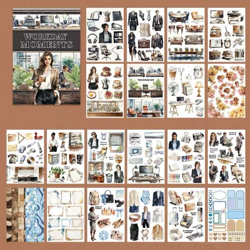 Workday Moments Sticker Book 20Sheets