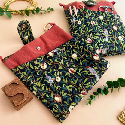 Bookish Fabric Organizer Pouch