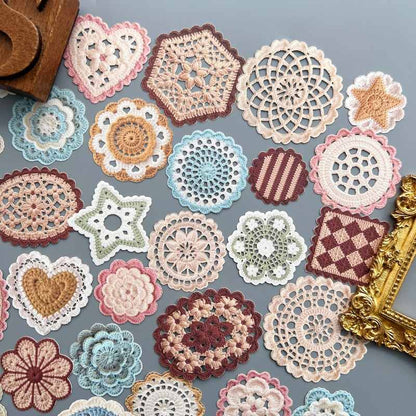 Flower Weave Sticker 60PCS