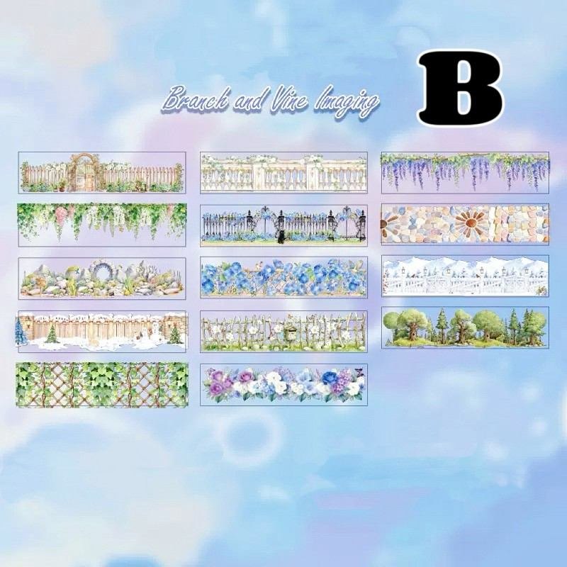 Vine Sketch Sticker Book 28Sheets