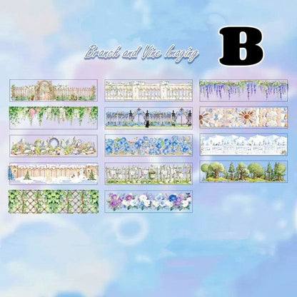 Vine Sketch Sticker Book 28Sheets