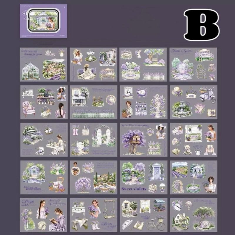 Spring Color Sticker Book 20Sheets