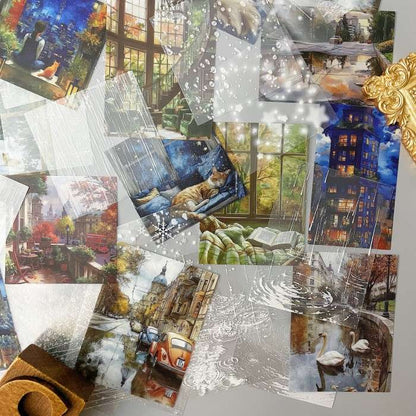 Rain Gleam Sticker 90PCS