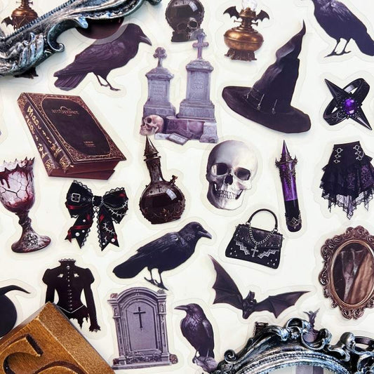 Gothic Phantom Sticker 60PCS