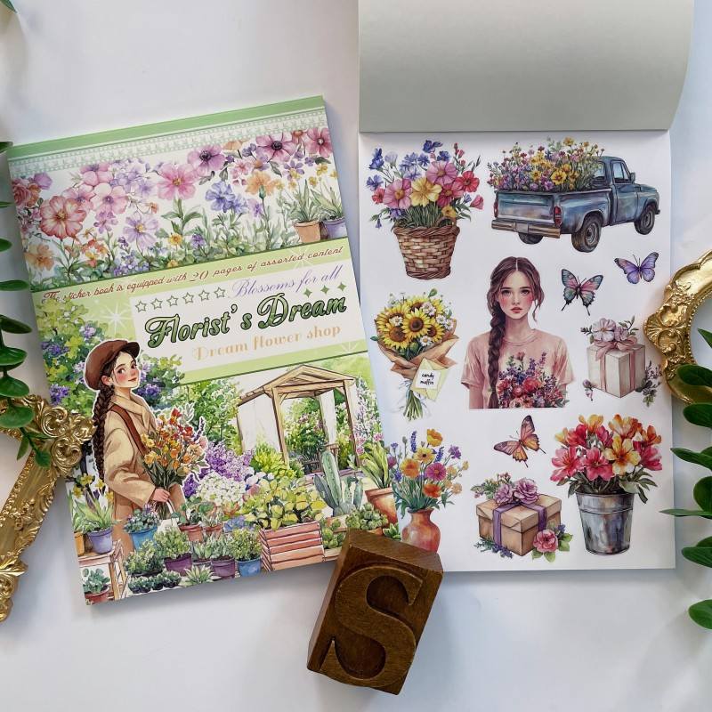 Florist's Dream Sticker Book 20Sheets