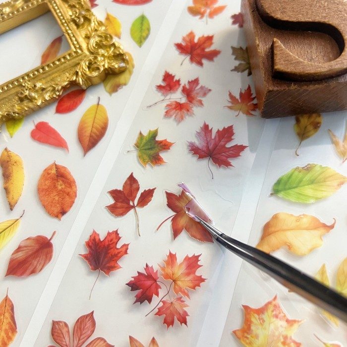 Poetic Leaves PET Tape Roll