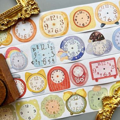 Second By Second Kraft Paper Sticker Roll