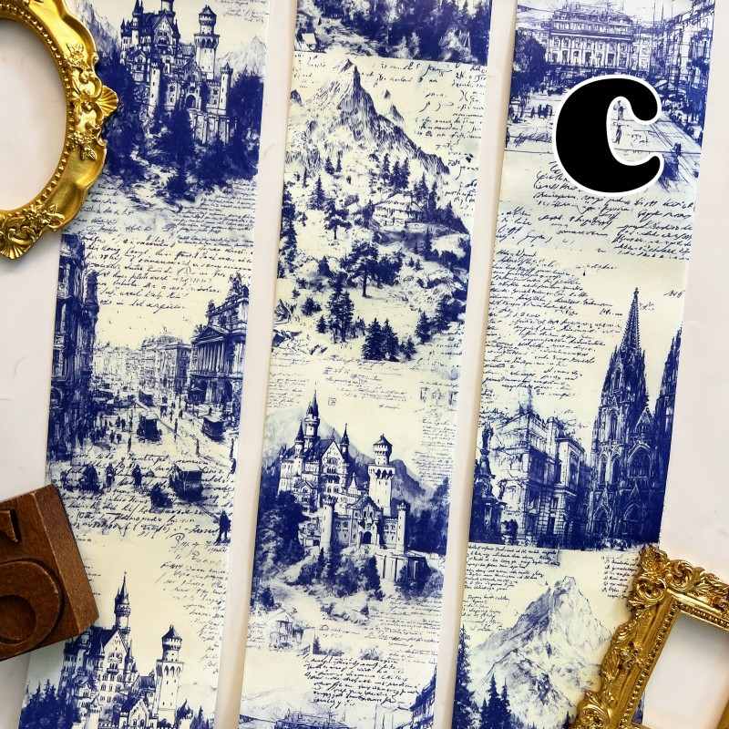 European Travel Guide Washi Tape Roll