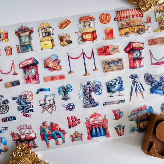 Old Cinema PET Tape Roll