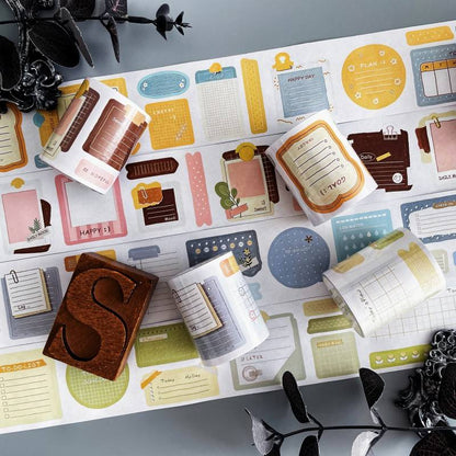 Daily Writing Kraft Paper Sticker Roll