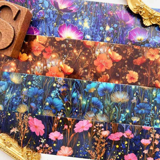 Roaming Night Garden Washi Tape Roll